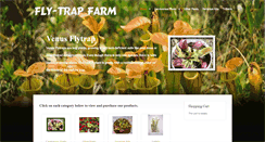 Desktop Screenshot of flytrapfarm.net